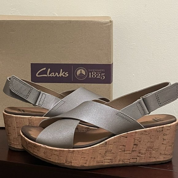 Metallic Clark Sandals - Picture 1 of 2